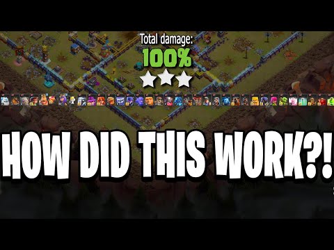 I 3 Starred Using EVERY TROOP in Clash of Clans – Clash Bashing!!