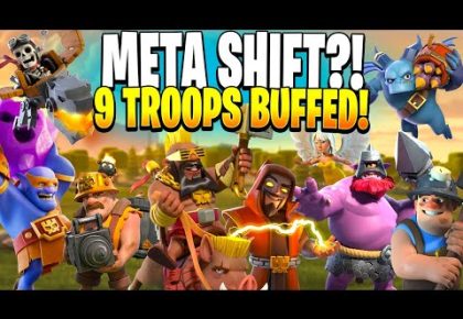 Meta Shift Incoming?! Clash Buffs 9 Troops + Nerfs Scattershots & Walls! (Clash of Clans) – Clash Bashing!!