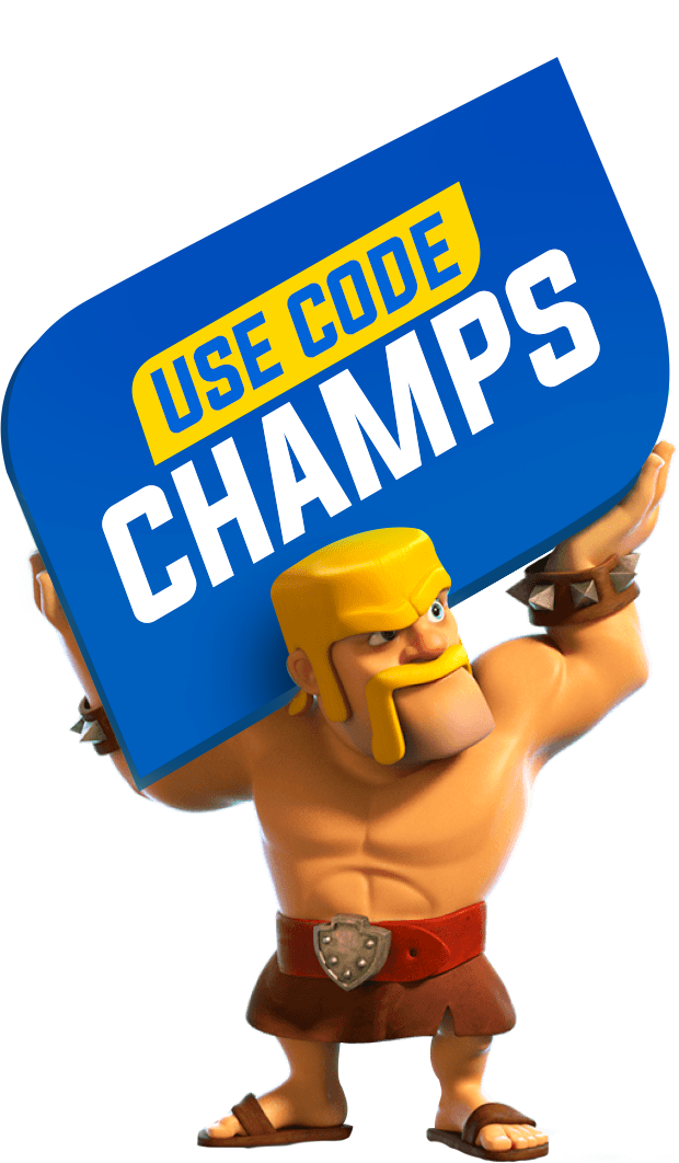 Use code CHAMPS to support creators