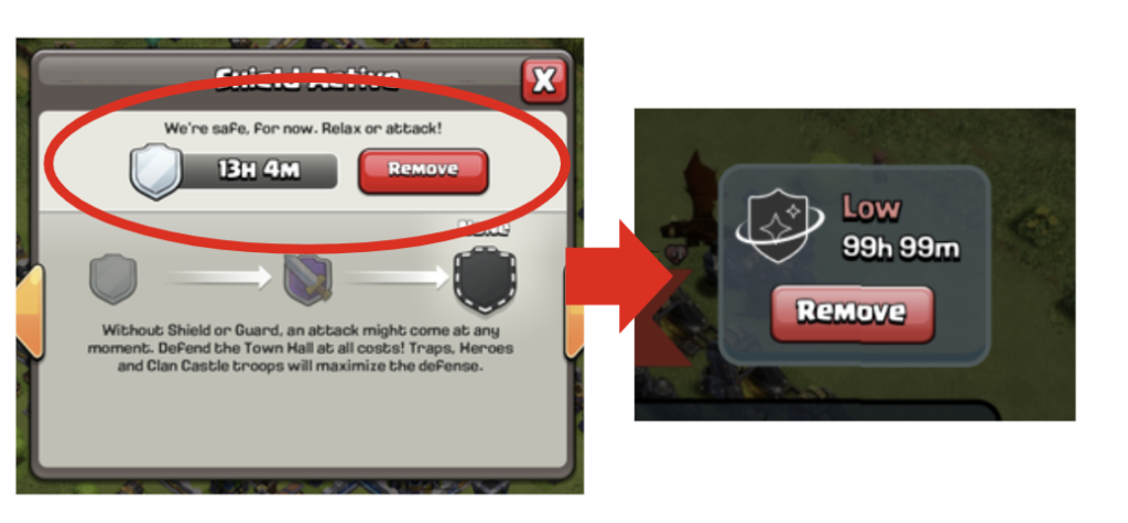 Active Magic Shields can be dismissed at any time