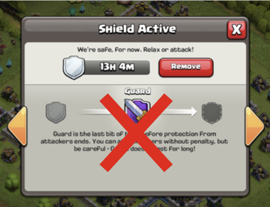 Removed the Guard that is granted to players after a shield expires ---> No replacement in the new system.